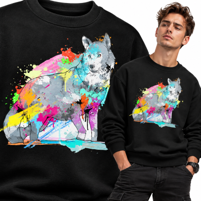 BLUZA ZWIERZĘTA   WILK 5